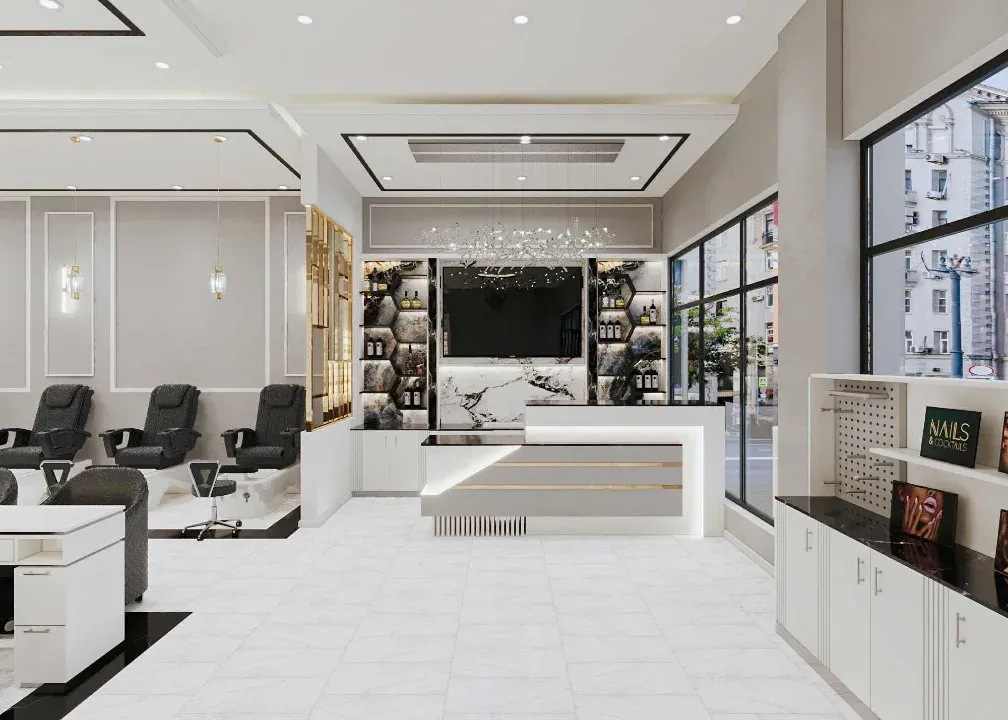 Inside the Xu Nails & Lashes salon